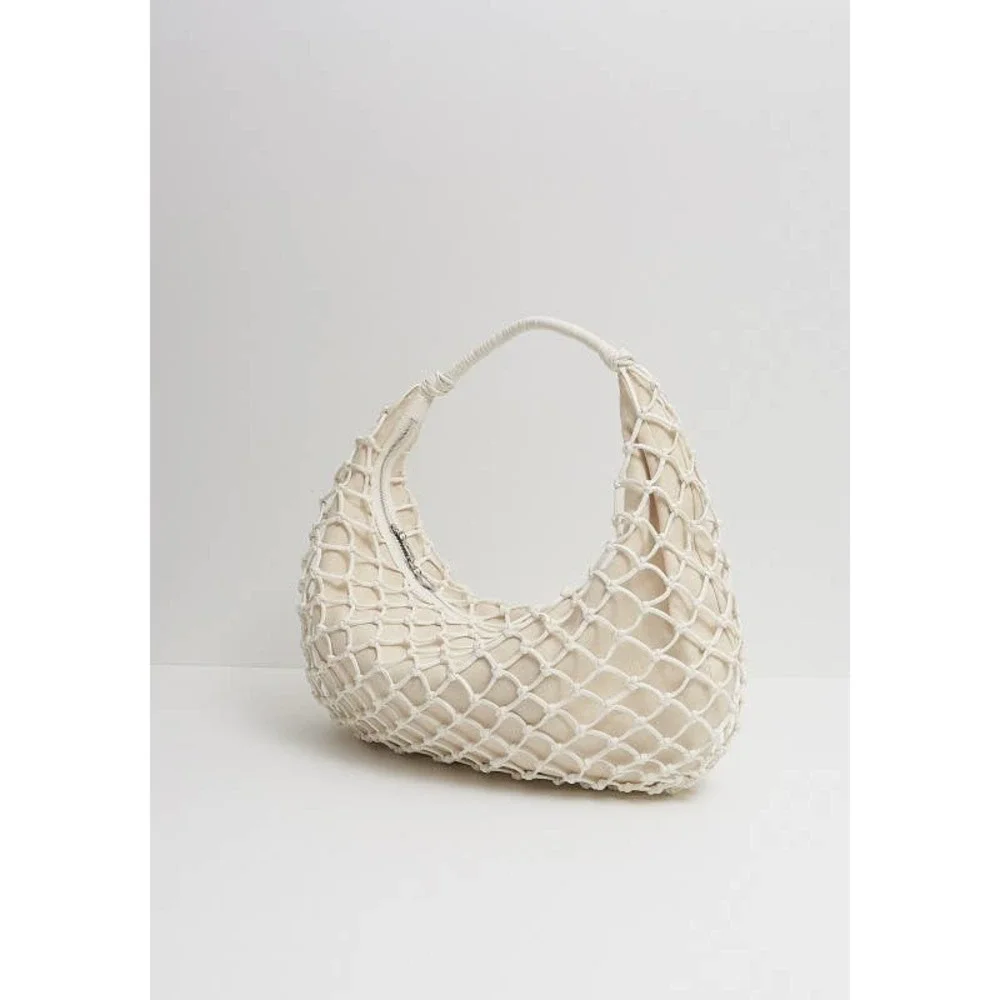 STAUD Large Luna Open-knit Netted Vegan Shoulder Bag - Picture 12 of 13